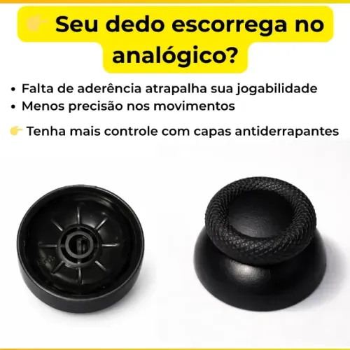 Troca de capa de analógico em controles de PS5!
