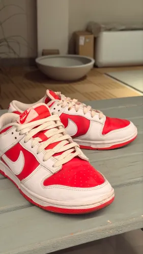 Tenis Nike Dunk low red vermelho / branco - 40