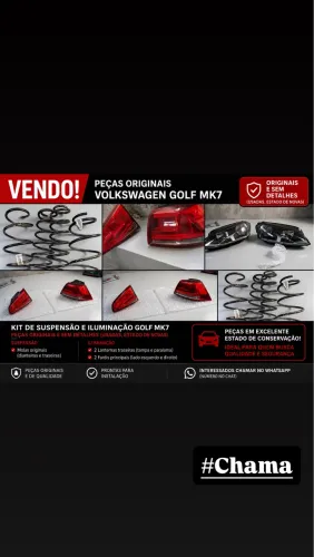Peças Originais Volkswagen Golf à Venda 