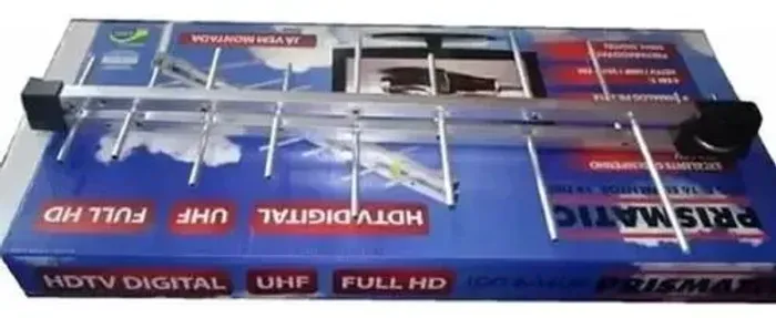 Antena Externa Para Tv Digital Hdtv 16 Elementos 14 Dbi Prismatic