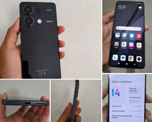 Redmi Note 13 256GB | 8GB RAM - Ótimo estado! ?