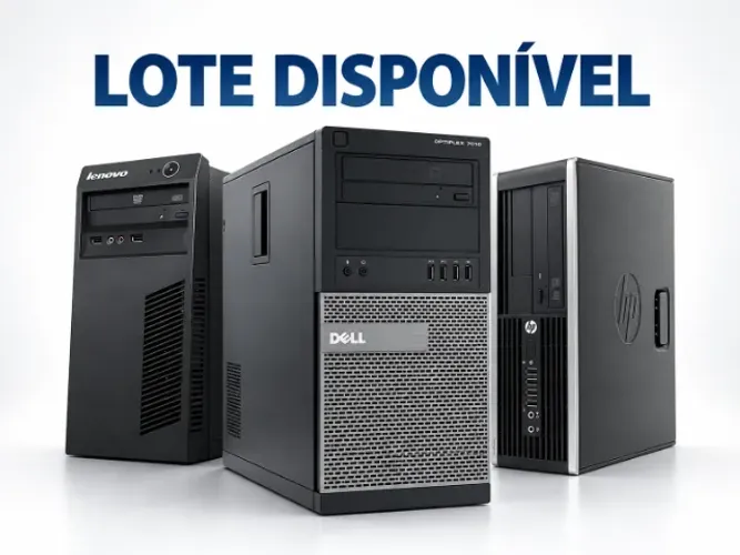 Lote de Computadores Dell Lenovo HP - Desktops para Revenda