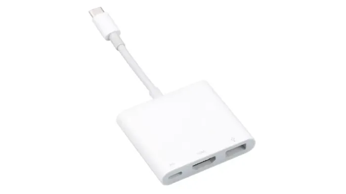 Adaptador USB-C 3.1 multiporta com USB-C, USB e HDMI para AV digital - MJ1K2AM/A
