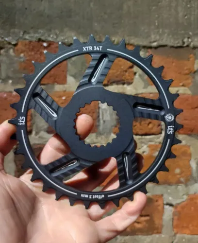 Coroa Shimano 3mm 34D Ictus DEORE XT XTR Novo 