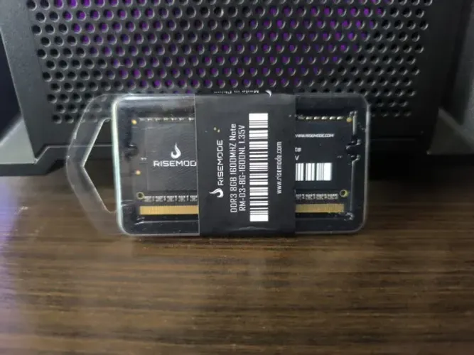 Memoria RAM ddr3 8gb/1600MHZ Notebook (nova - caixa aberta)