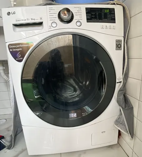 Lava e seca LG 11kg defeito TE