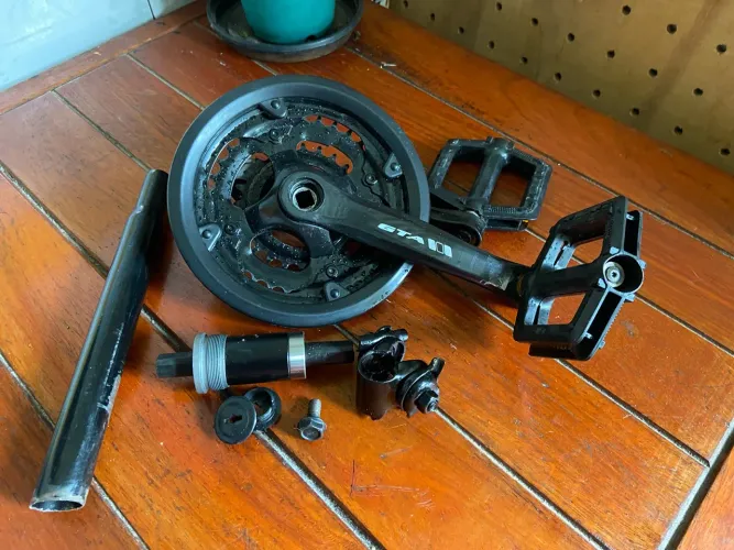 Pe de vela com pedal aro 26 e 29