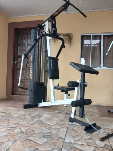Estação de musculação atletic, 60kg entrego.