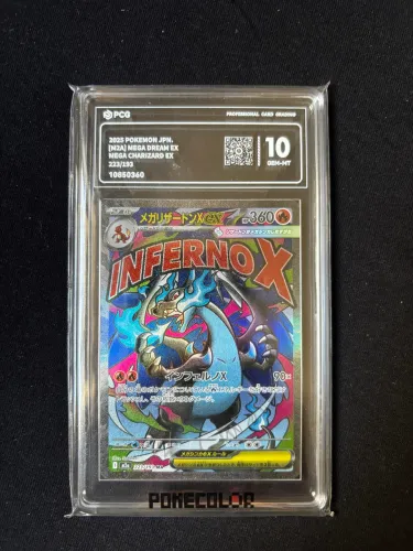 Carta Pokemon Graduada Mega Charizard X PCG 10 PSA