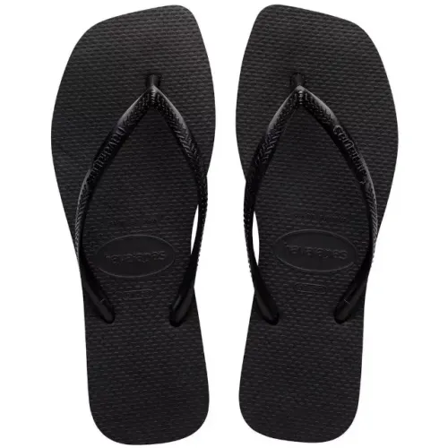 Chinelo Havaianas Feminino Adulto Quadrado Slim Square Preto *