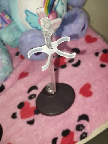 Suporte para boneca Monster High skullector original preto aste transparente