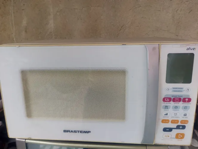 Microondas Brastemp ative com prato garantia de 90 dias