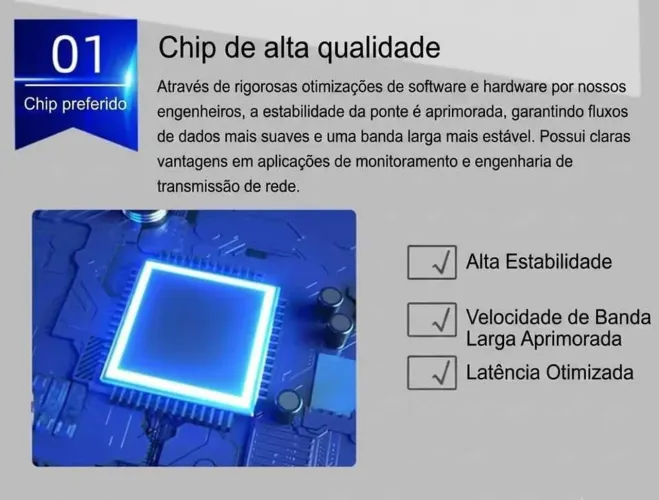 Kit 3 CPE Ponte Sem Fio Extensor Wi-Fi 1km 300Mbps Outdoor Para Câmeras Sítio Galpão