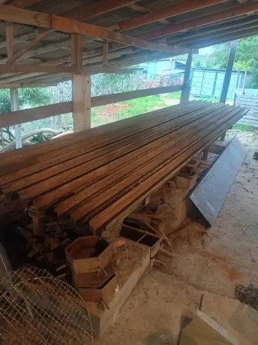 Mesa plataforma vibratória para artigos de concreto 6 metros