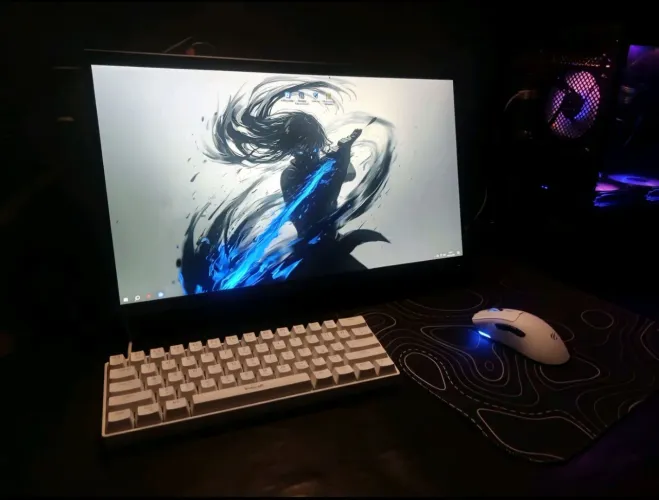 Pc gamer Completo Ryzen 5 3400G 16GB + Monitor 100Hz + Kit Gamer