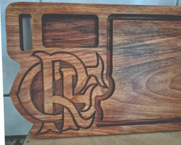 Tábua de Carne Flamengo Ótima peça Presente ideal.