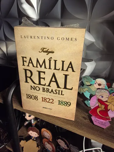 Box Completo Laurentino Gomes - Família Real no Brasil Novo Lacrado