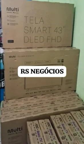 Smart Tv 43 Multilaser TL056M, Lacrada + NF (Até 12x)