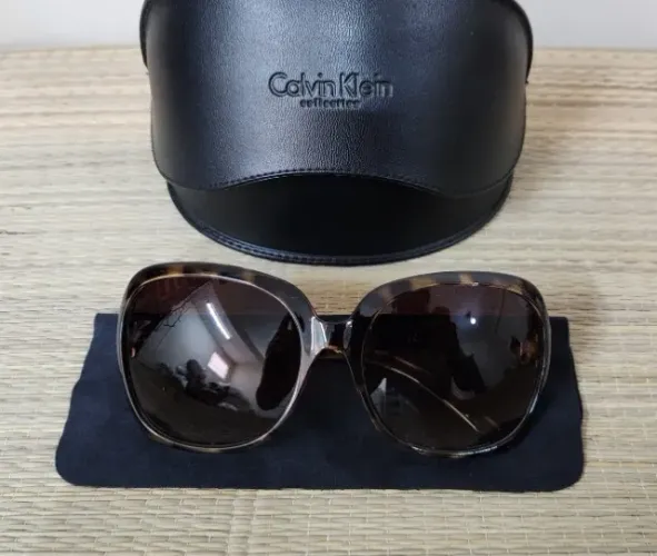 Óculos de Sol Calvin Klein Collection R624S 202 com Estojo / Original