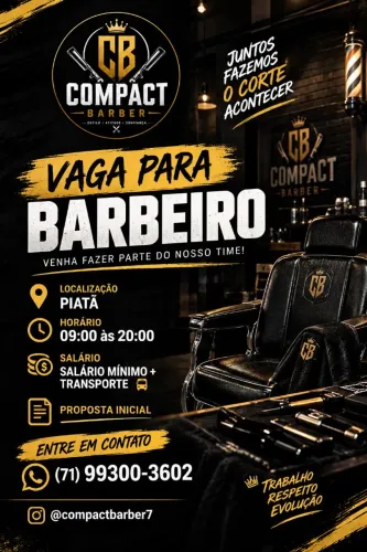 Vaga pra barbeiro