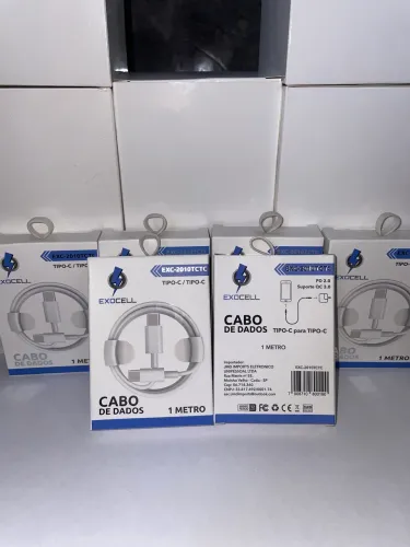 Cabo carregador USB-C, entrego em menos de uma hora, frete grátis!