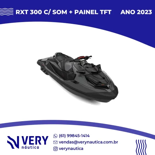 Jet Ski Sea Doo RXT 300 C/ SOM BRP + PAINEL TFT
