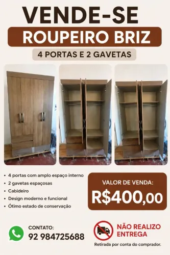 Roupeiro solteiro
