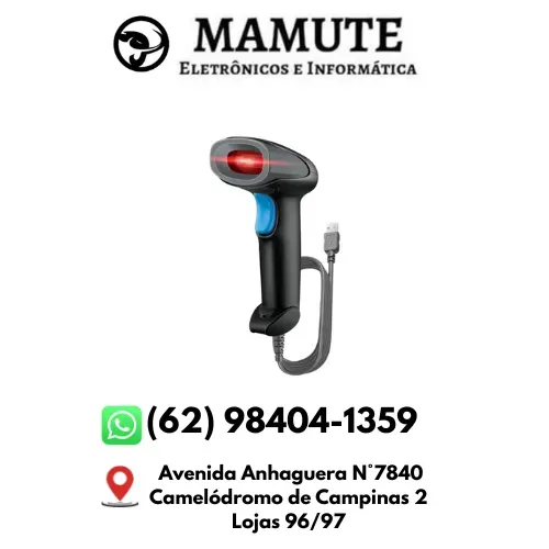 Leitor De Codigo De Barras Usb Com Fio