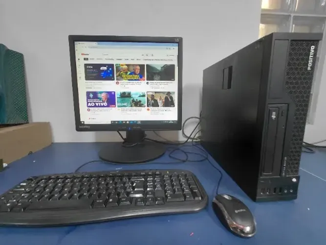 Computador Completo i3 4130 Ram 8Gb Ssd 120 Monitor 17 Perfeito