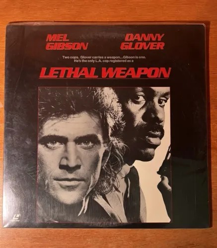 Laserdisc Máquina Mortífera (Lethal Weapon) Mel Gibson - RARO EM ÓTIMO ESTADO NO PLÁSTICO