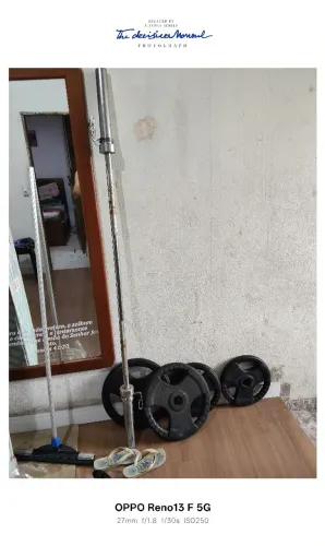 Barra supino olímpico 1.83m