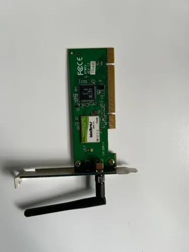 Placa De Rede Pci Wireless 54 Mbps Intelbras Wpg 200 Wifi
