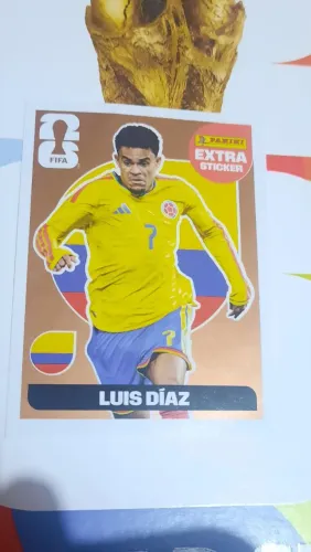 Figurinha bronze Luis Diaz