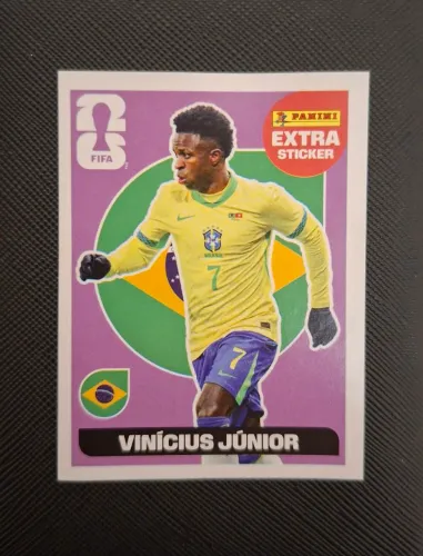 Salah, Vini Jr. e Luis Diaz | Extra Sticker / Figurinha Legend - Álbum Copa do Mundo 2026