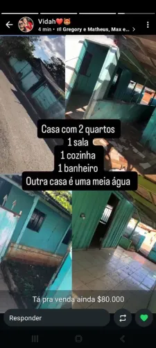 Vendo casa em ivai 