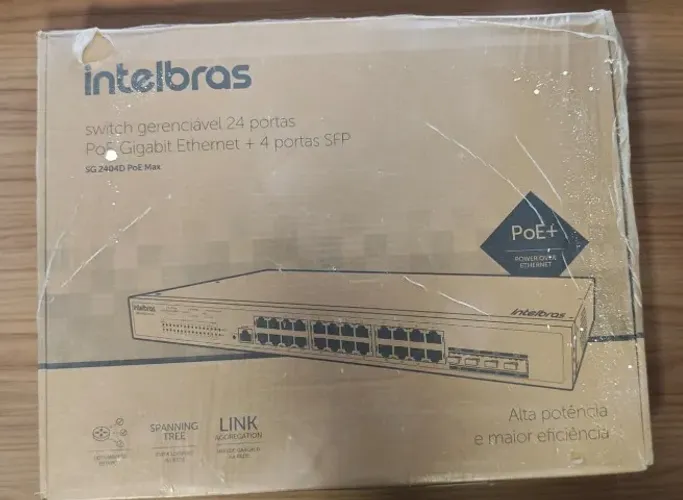 SG 2404D PoE Max Switch Intelbras