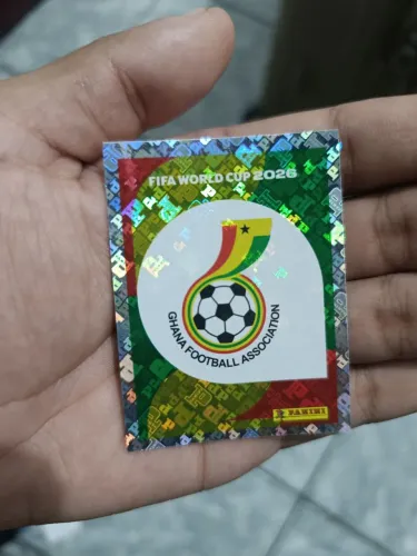 Escudo Gana Prateado/Metalizado Copa 2026