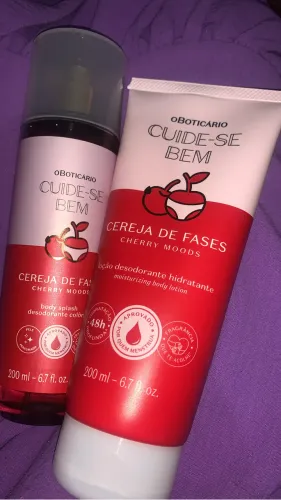 Kit body splash e hidratante