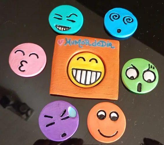 Artesanatos IMÃ de Geladeira Humor do Dia