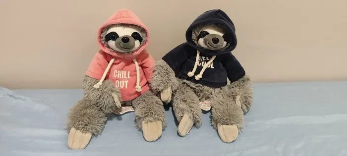 Casal de Preguiça com roupa Br Machine