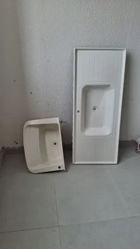 Tanque e pia de lavanderia novos - retirados do apartamento