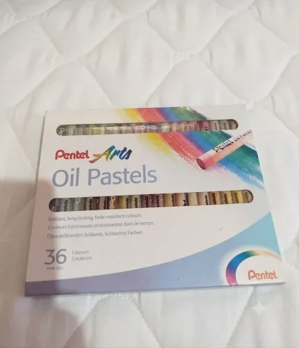 Giz Pastel Oleoso Pentel Arts com 36 Cores