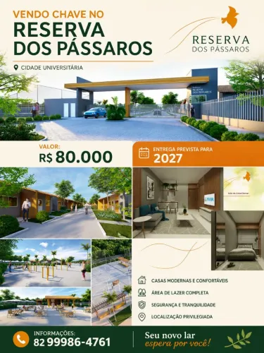 Chave reserva dos pássaros 