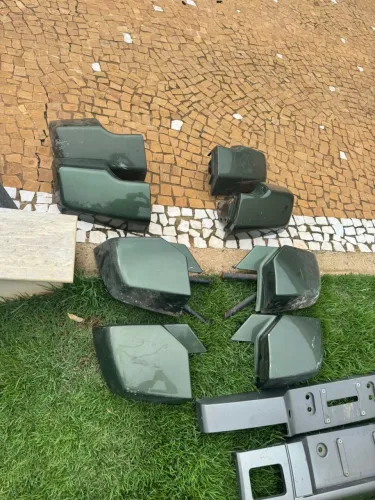 Kit Pára-choque completo Troller Verde 2015 a 2021 
