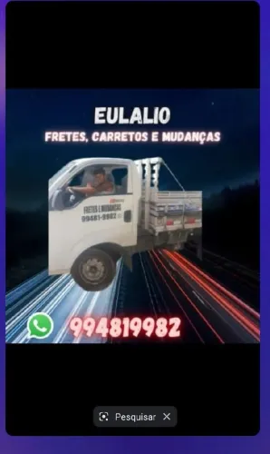 Frete e mudança a partir de r$ 80