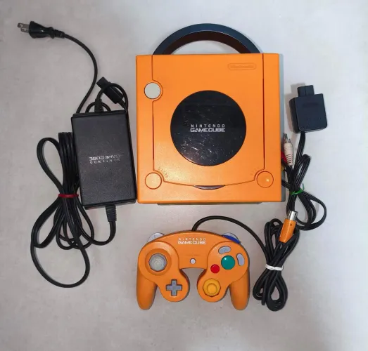 GameCube Laranja DOL-001 JPN Bloqueado 