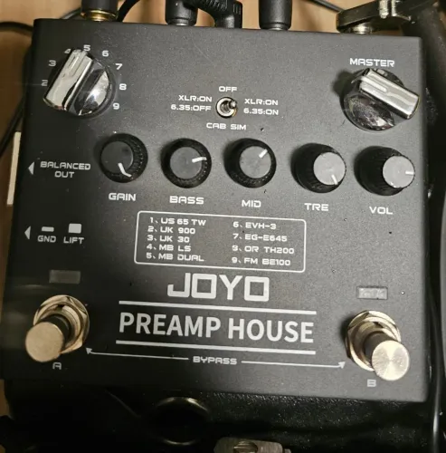 Pedal joyo preamp house