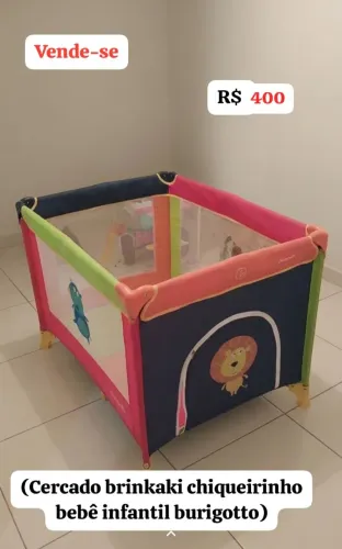 Cercado chiqueirinho infantil brinkaki