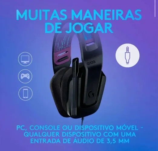 Headset Gamer Logitech R$250,00 no Pix