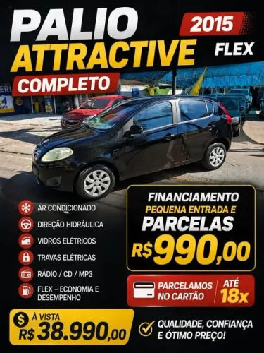 Fiat Palio Attractive 1.0 EVO Fire Flex 8V 5P 2015